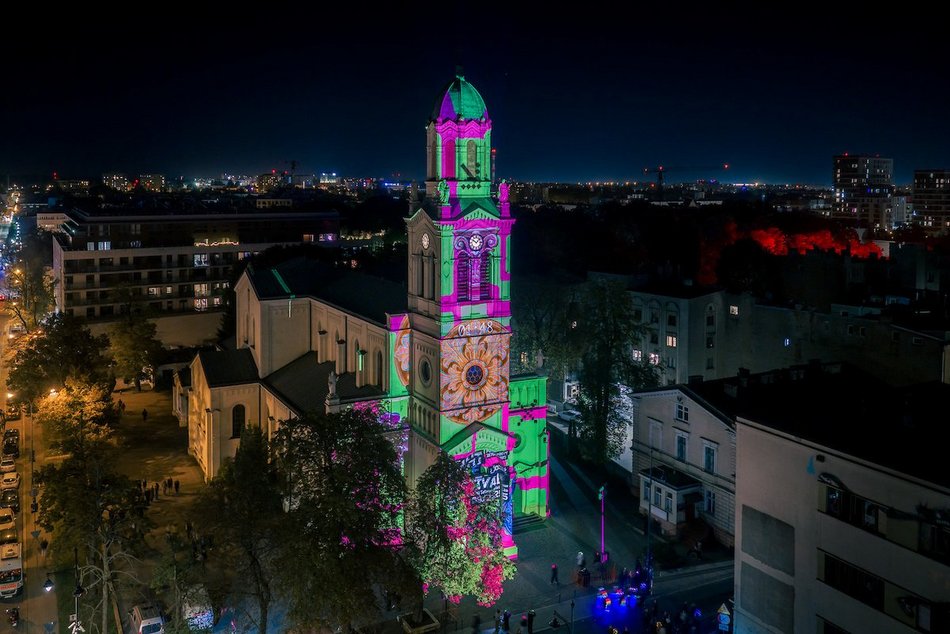 Light Move Festival Łódź 2025 z lotu ptaka! Te widoki zachwycą każdego!