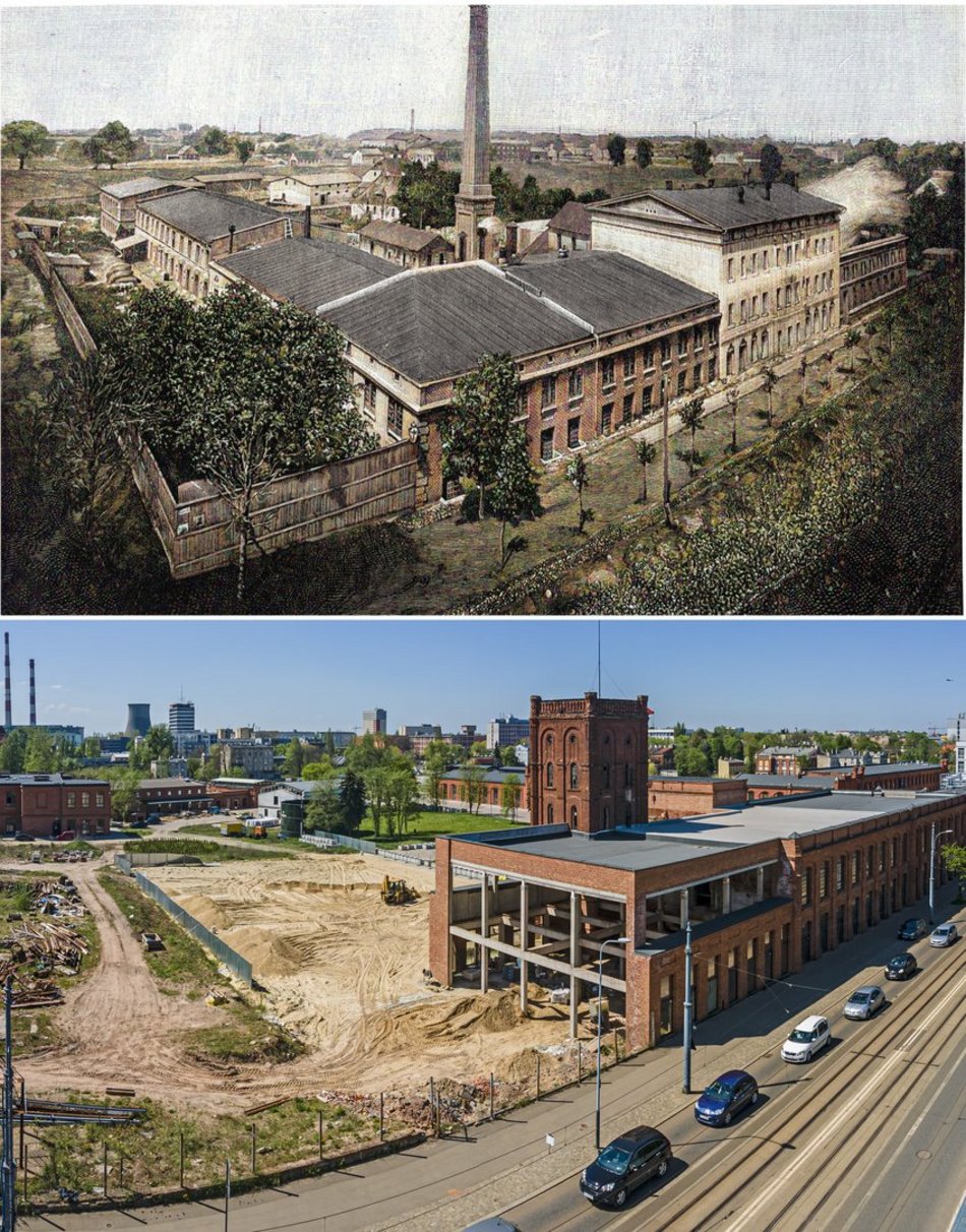 dawna obecna lodz refotografie