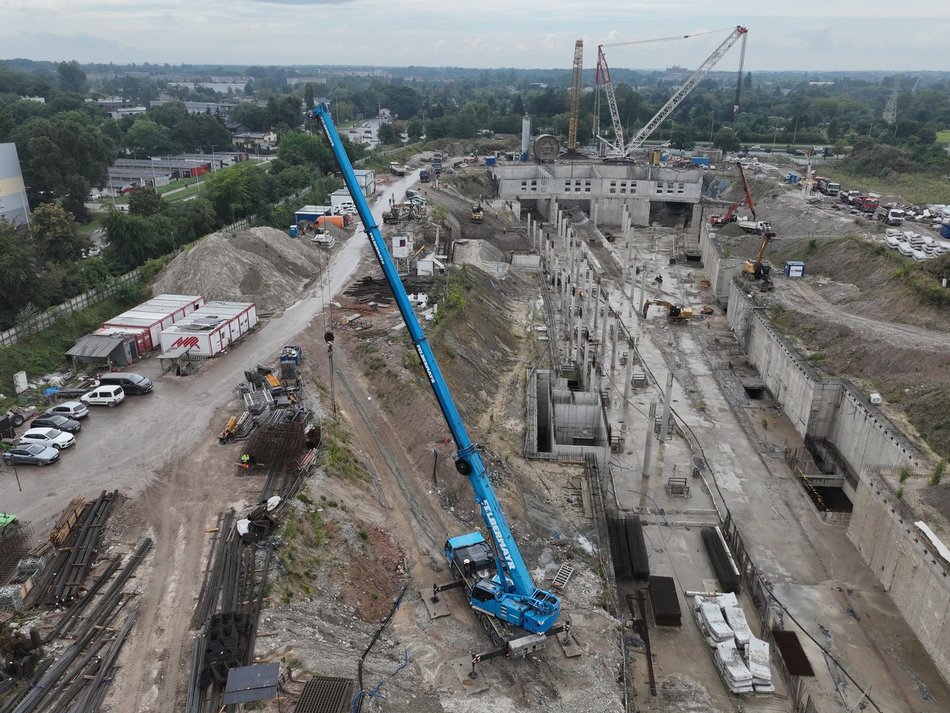 Tunel pod Łodzią, demontaż Faustyny