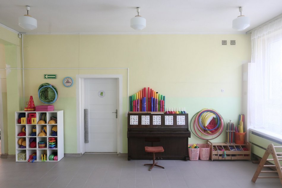 Przedszkole Miejskie nr 159 w Łodzi po przeprowadzonym w 2023 roku remoncie