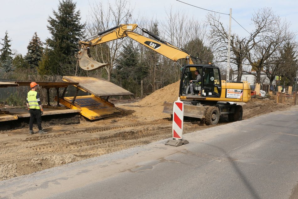 Krakowska w remoncie. Sprawdzamy, jak postępują prace.