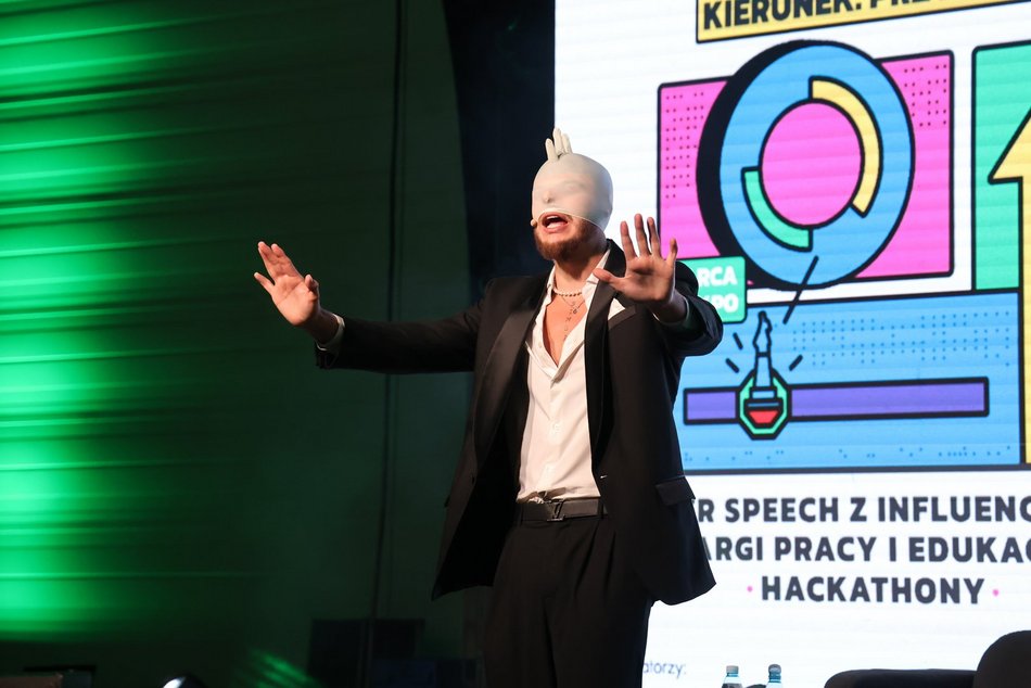 Łódź. Trzeci dzień Future Up! Fest w Łodzi. Byli Maciej Musiał, Kacper Błoński i Czarek Czaruje