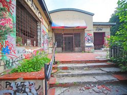 Łódź. Ruina w Pasażu Rubinsteina w Łodzi
