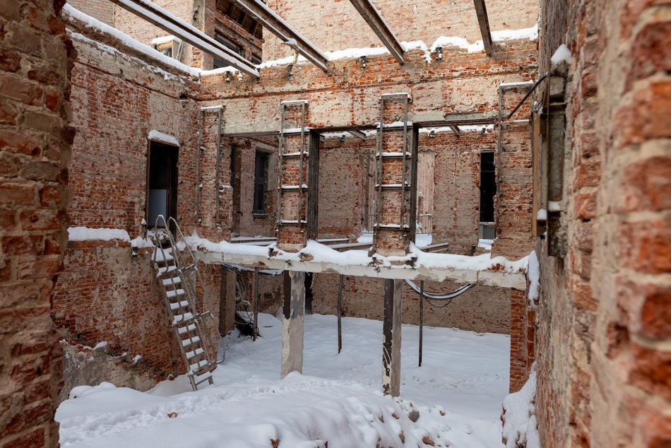 Łódź. Teatru Powszechnego w Łodzi w trakcie przebudowy