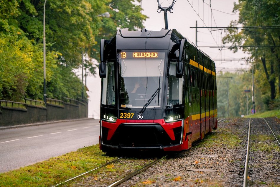 Łódź. Tramwaj Moderus Gamma MPK Łódź