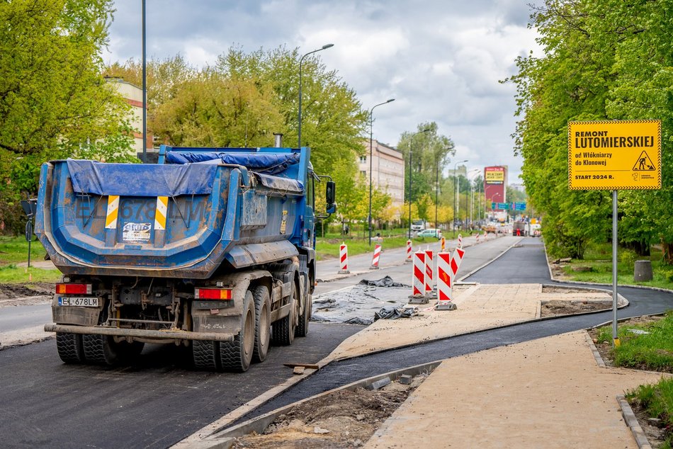 Remont ul. Lutomierskiej