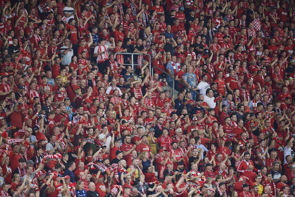 Mecz Widzew Łódź kontra Puszcza Niepołomice. Odszukaj się na zdjęciach z trybun!