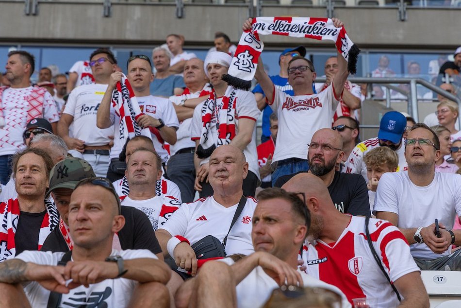Łódź. Kibice na meczu ŁKS Łódź ze Stalą Mielec. Byłeś? Odszukaj się w naszej galerii