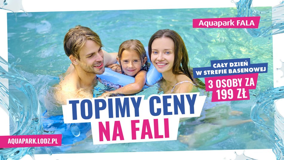 Aquapark Fala z atrakcyjną promocją