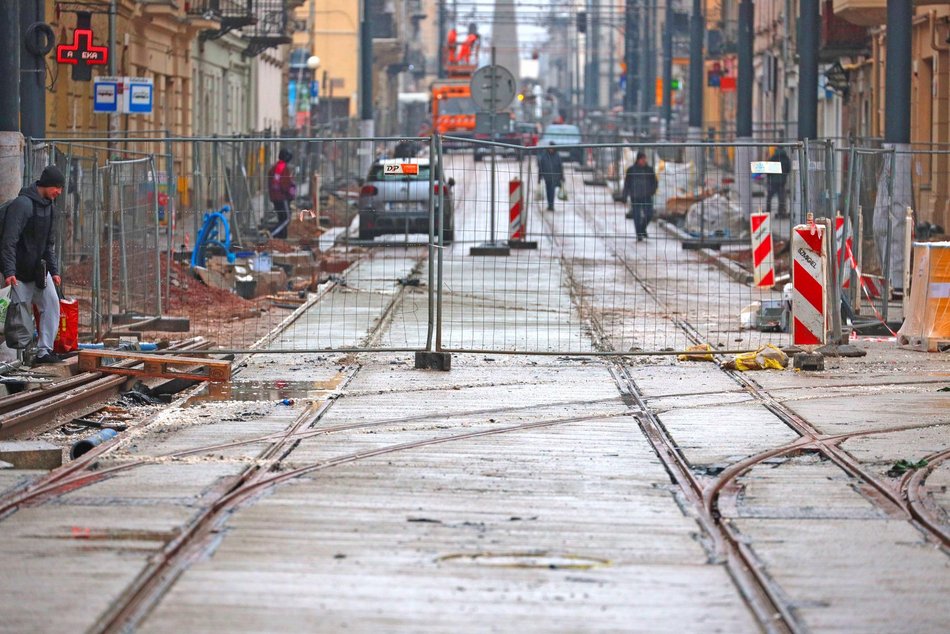 Torowisko na skrzyżowaniu ul. Gdańskiej i ul. Legionów