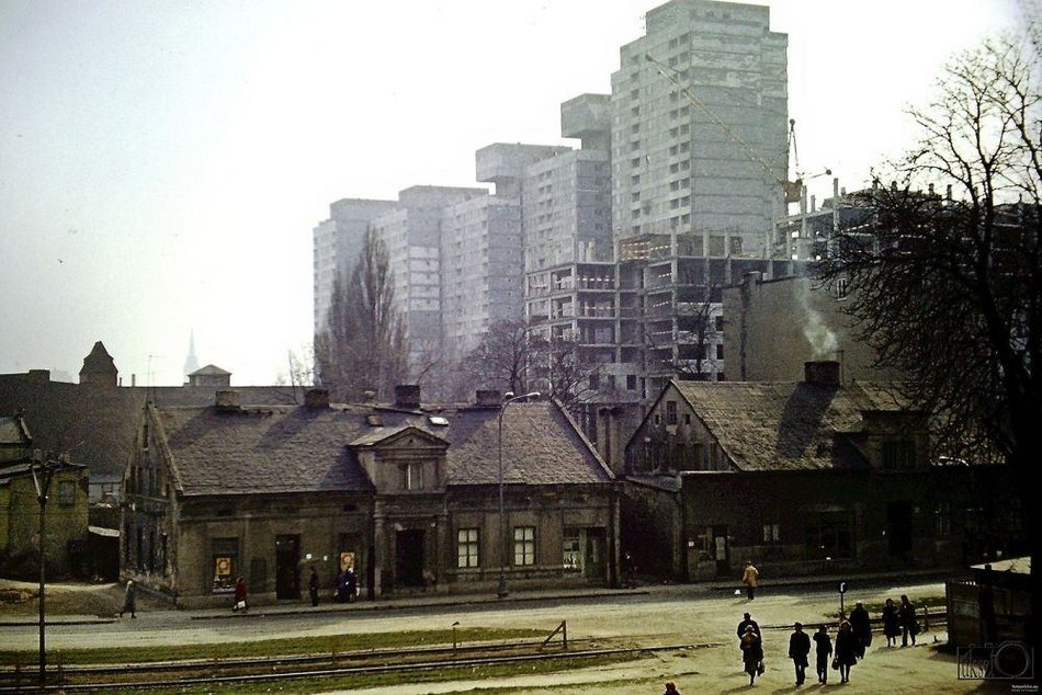 Dawna zabudowa ul. Głównej (obecna al. Piłsudskiego)