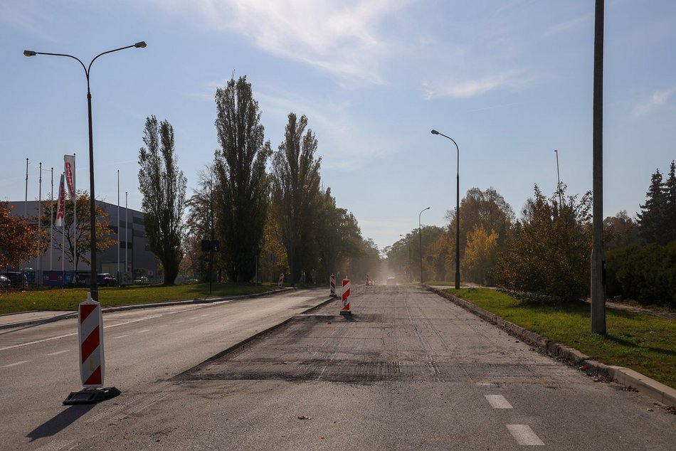 zfrezowana jedna część ulicy Kaczeńcowej