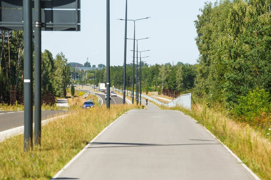 Droga rowerowa na Trasie Górna