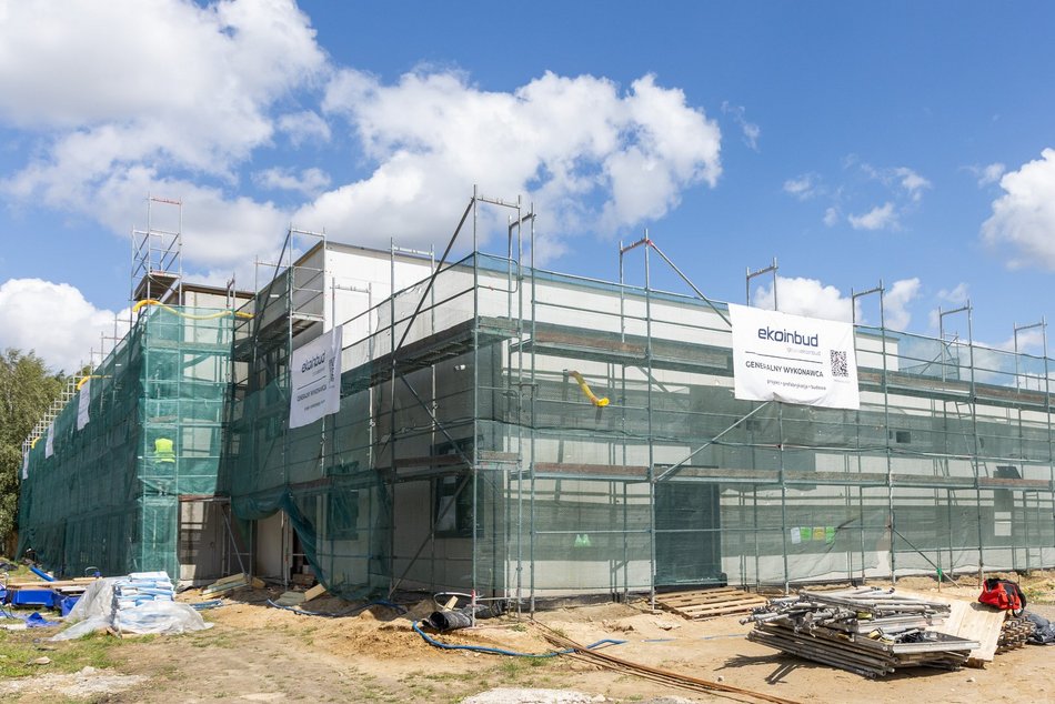 Nowe przedszkole na Janowie w Łodzi pnie się do góry! Powstaje tam 300 miejsc dla dzieci