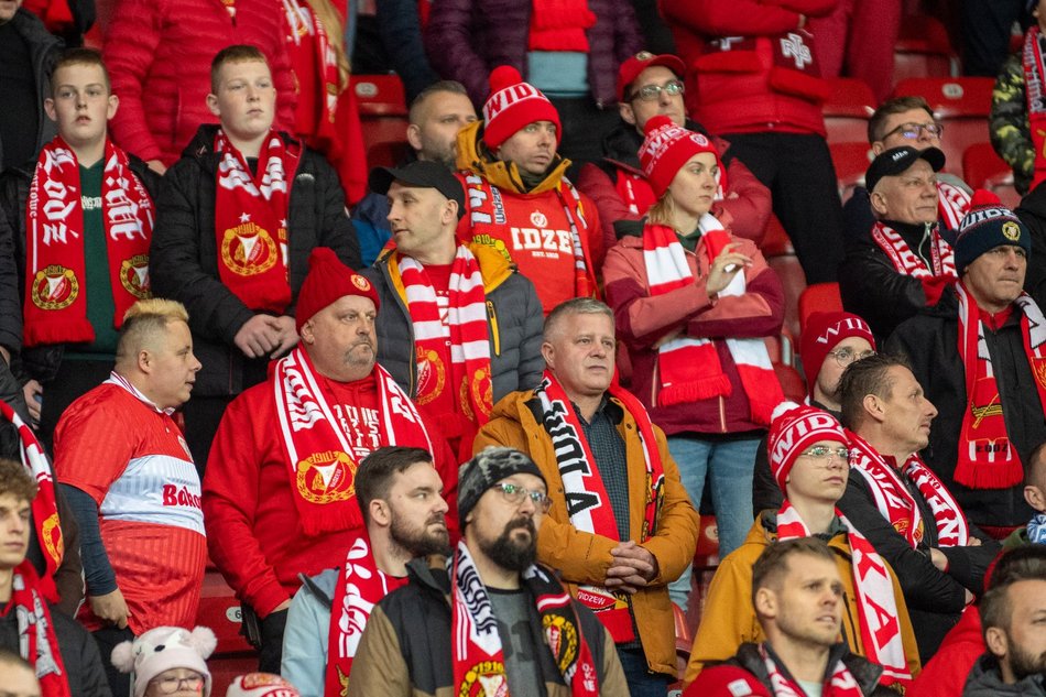 Kibice na meczu Widzewa Łódź z Zagłębiem Lubin. Byłeś/aś? Odszukaj się w galerii