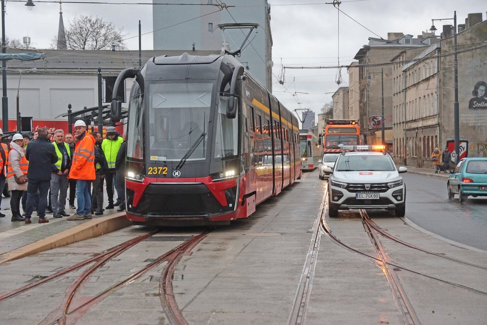 Tramwaje MPK Łódź wracają na Bałuty. Wykonano przejazdy testowa