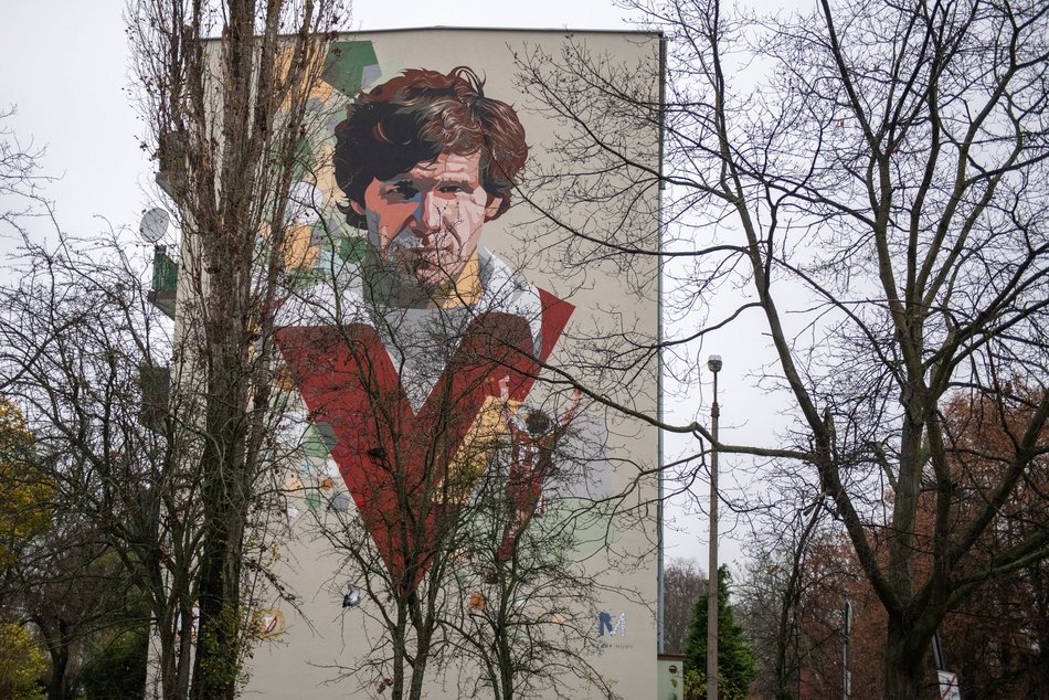 Włodzimierz Smolarek - mural