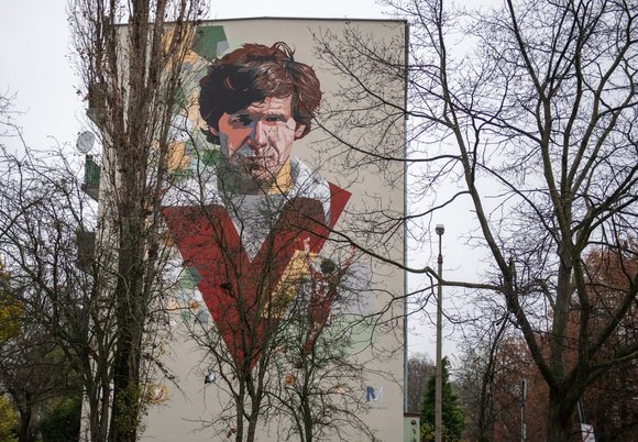 Włodzimierz Smolarek - mural