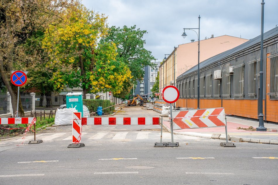 Ulica Skorupki w remoncie