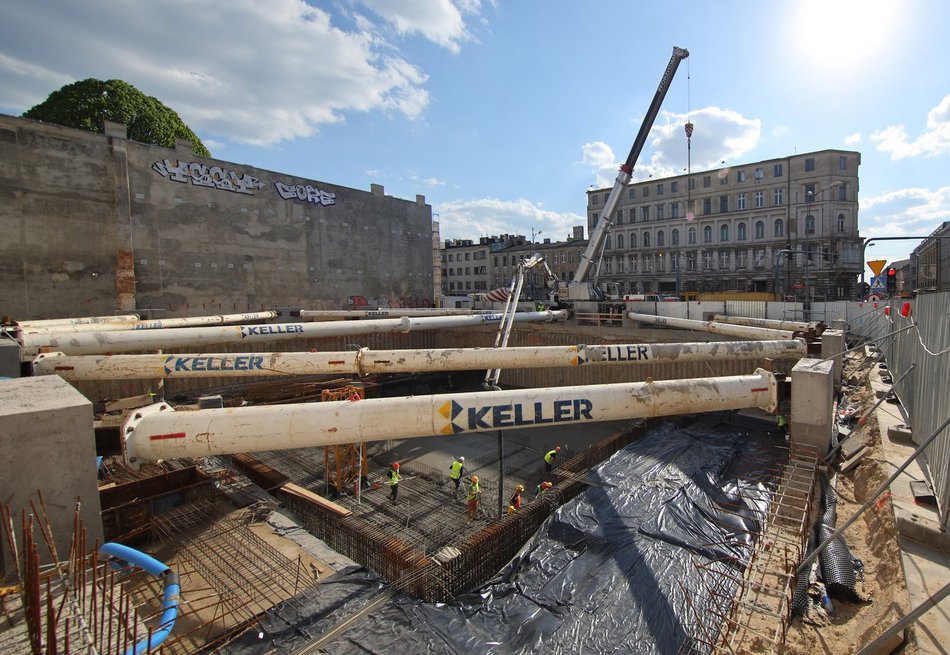 Biała Kamienica w Łodzi - prace