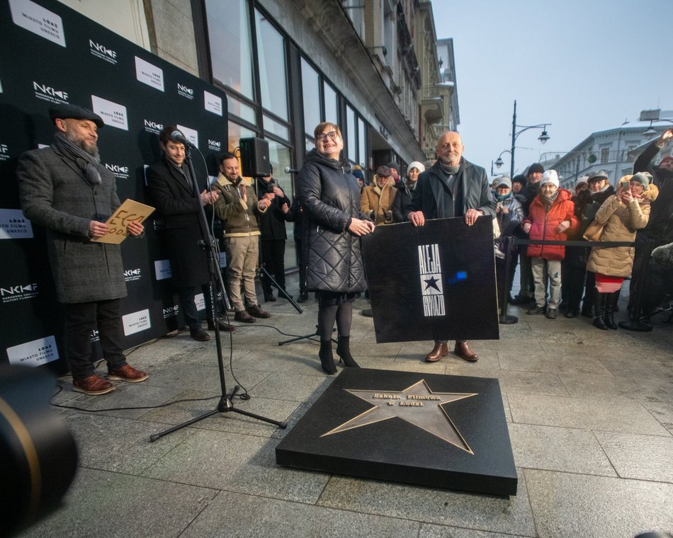 Łódzka Filmówka w Alei Gwiazd. Uroczyste odsłonięcie na Piotrkowskiej!