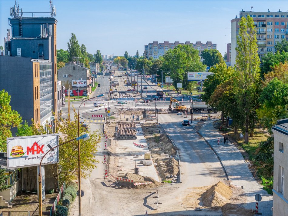 Remont ul. Przybyszewskiego