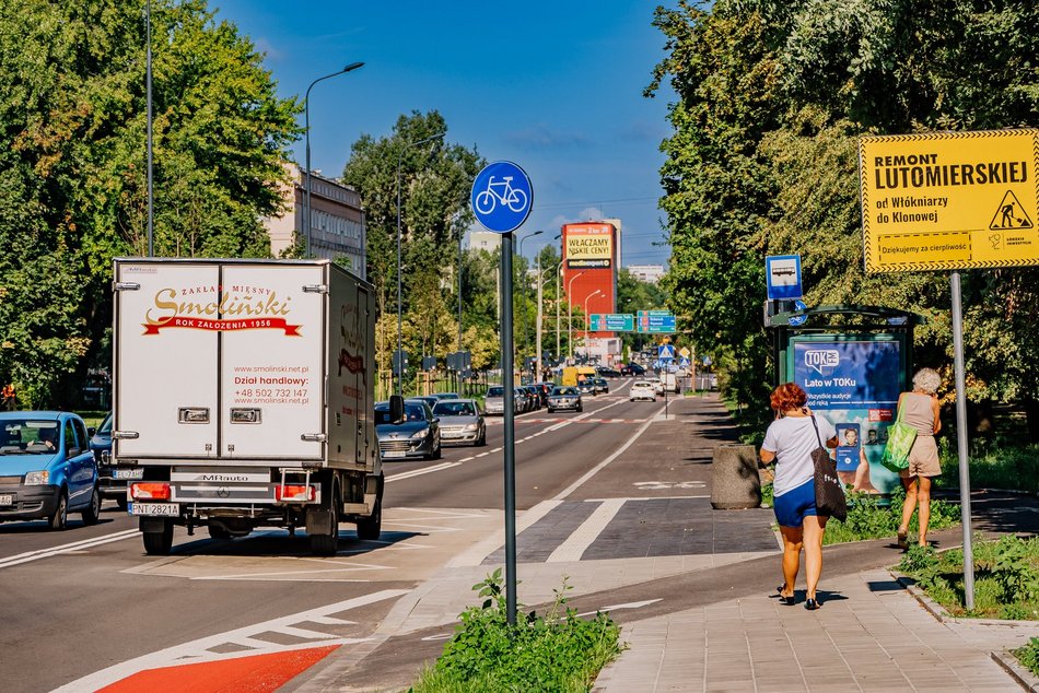 Hipoteczna, Klonowa i Lutomierska po remontach