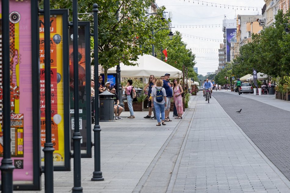 Łódź. Pierwszy sierpniowy weekend na Piotrkowskiej. Tłumy łodzian i turystów!