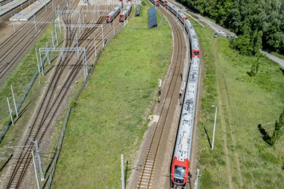Łódż. Pociągi ŁKA