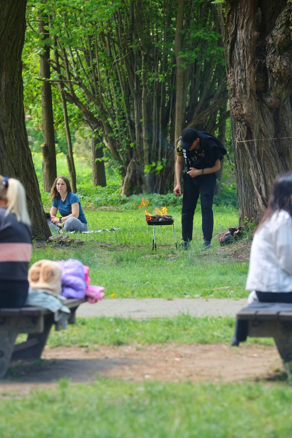 Łódź. Piknik na Młynku w Łodzi. Dmuchańce, alpaki, gigantyczne kręgle i rowery wodne