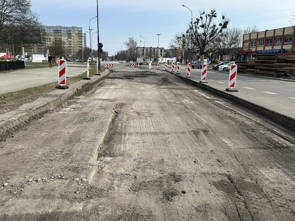 Łódź. Remont Wielkopolskiej. NIE dla drogi rowerowej między drzewami, TAK dla nowych parkingów!
