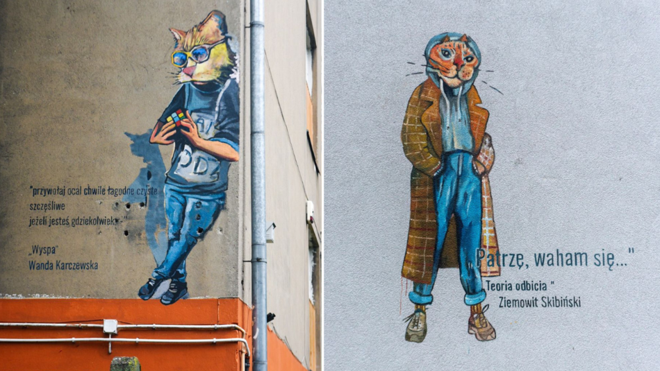 Murale Łódzki / Ludzki Kot