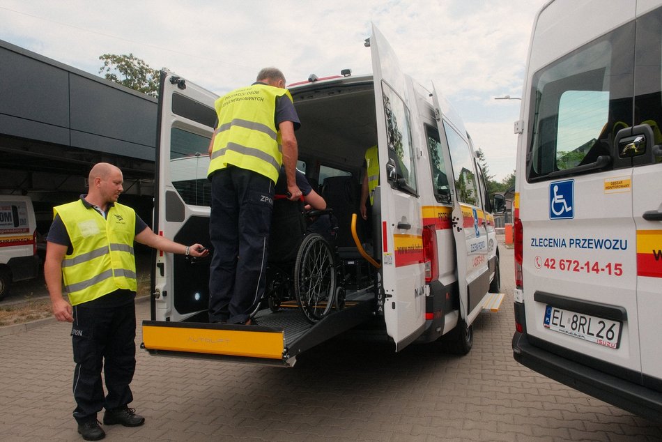 Nowe samochody MPK Łódź do przewozu osób z niepełnosprawnościami