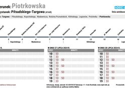 Linia 101 - kierunek Piotrkowska