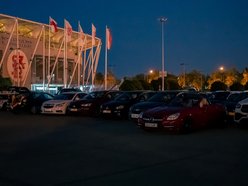 Łódź. Motopolówka przy Atlas Arenie w Łodzi. Dobre kino prosto z samochodu