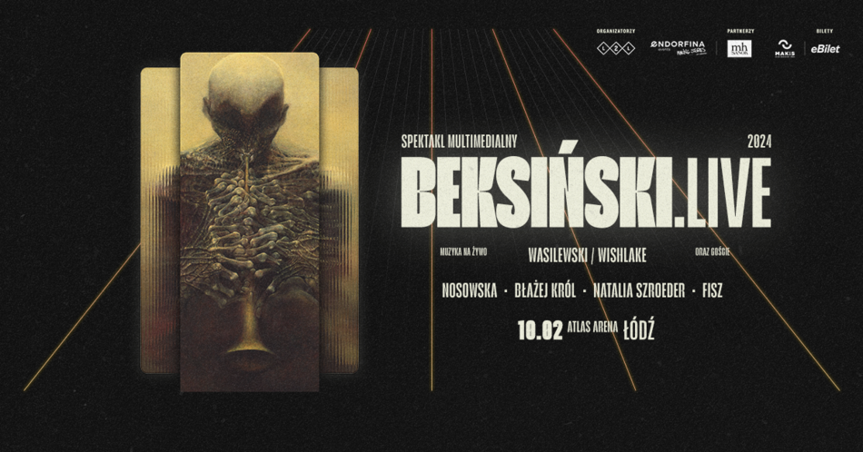 Beksiński Live w Łodzi. Spektakularne widowisko inspirowane twórczością malarza w Atlas Arenie