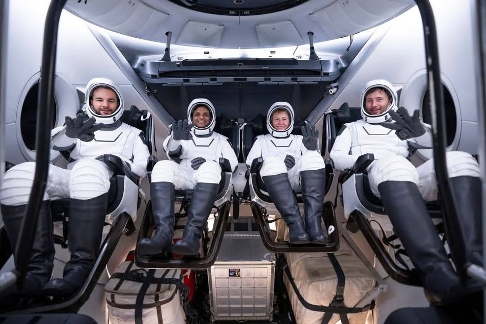 Łódź. Sławosz Uznański-Wiśniewski leci w kosmos