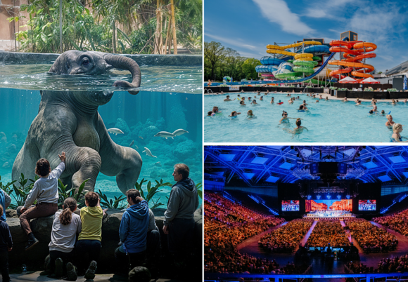 Orientarium Zoo Łódź, Aquapark Fala, Atlas Arena