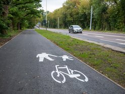 Droga rowerowa nad Sokołówką