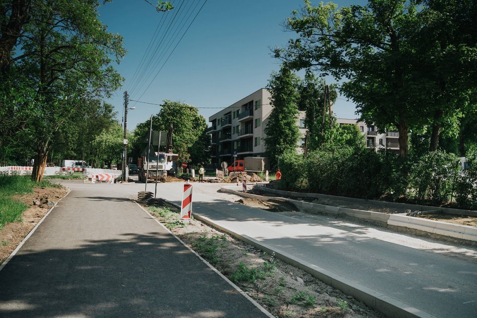 Łódź. Remont ul. Marysińskiej w Łodzi