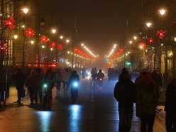 Łódź. Świąteczny spacer po Piotrkowskiej