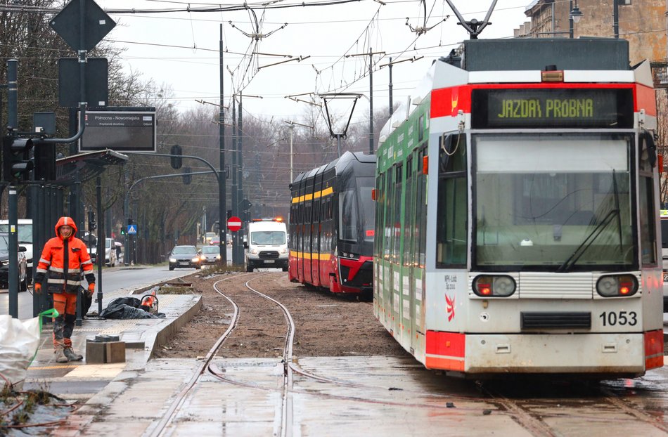 Tramwaje MPK Łódź wracają na Bałuty. Wykonano przejazdy testowa