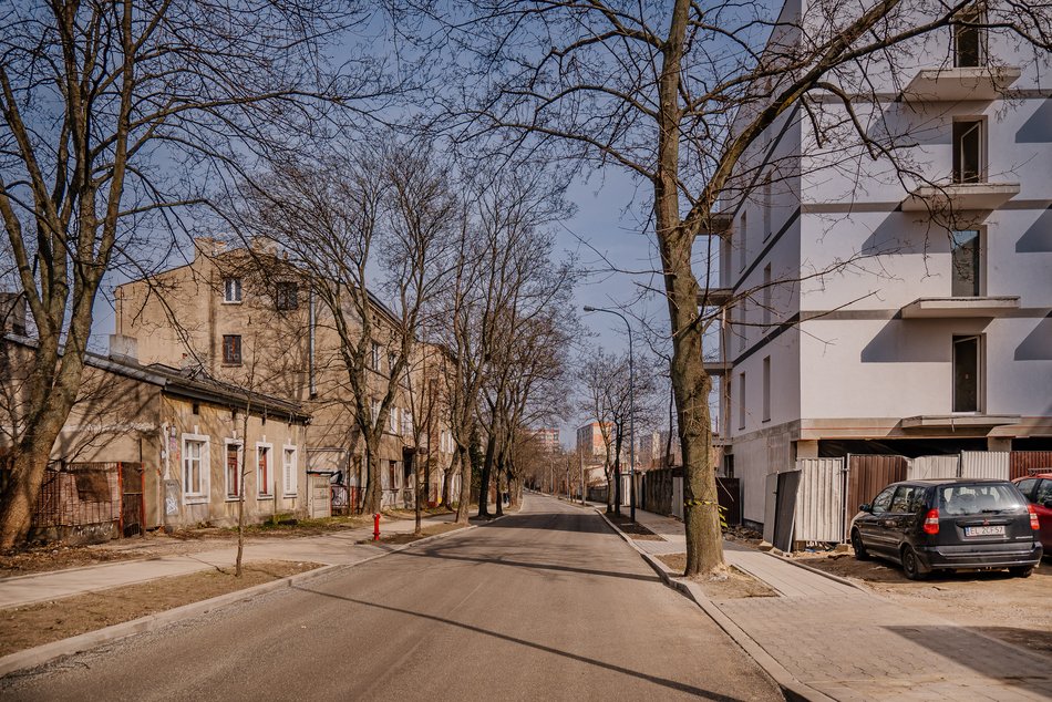 Ulica Sierakowskiego po remoncie
