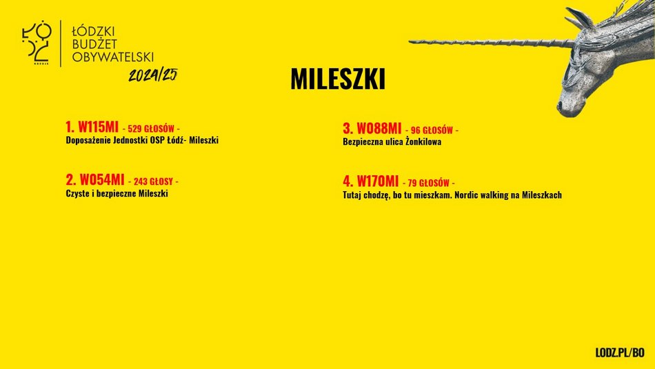 Znamy wyniki w Budżecie Obywatelskim Łódź 2025
