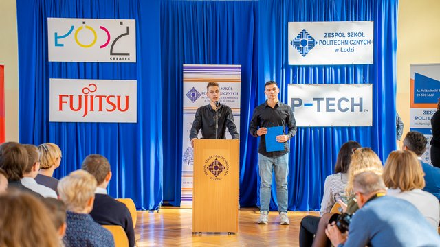 Fujitsu i Zespół Szkół Politechnicznych w Łodzi inaugurują 4. rok programu P-TECH