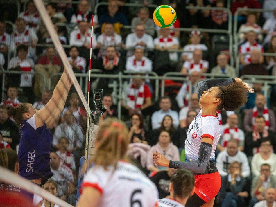 siatkarki podczas meczu