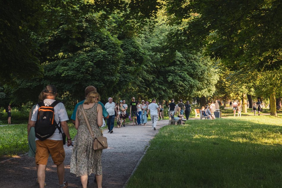 Łódź. Noc Kupały na Stawach Stefańskiego w Łodzi
