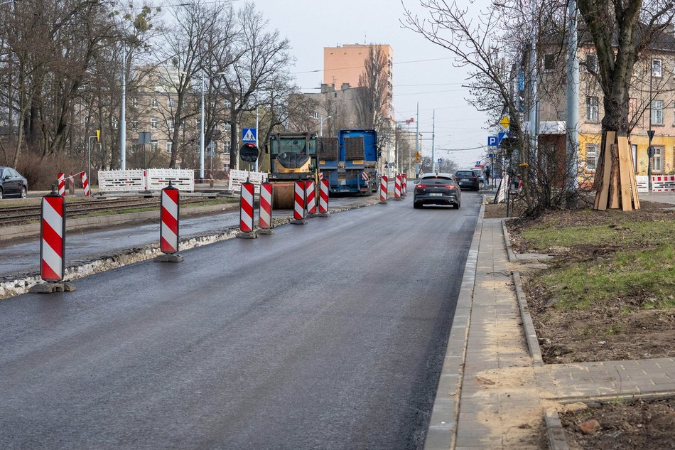 Remont Pabianickiej w Łodzi na finiszu. Kiedy drogowcy otworzą drugi pas?