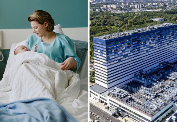 Łódź. Kobieta z niemowlakiem i szpital CKD w Łodzi