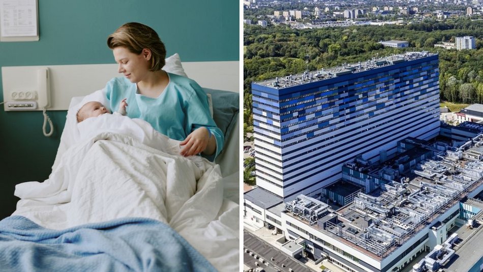 Łódź. Kobieta z niemowlakiem i szpital CKD w Łodzi
